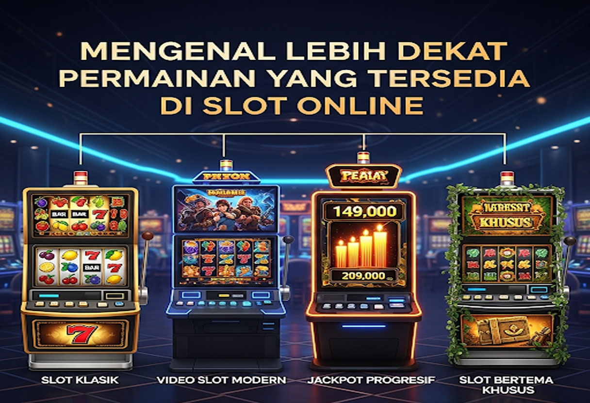 Mengenal Lebih Dekat Permainan yang Tersedia di Slot Online