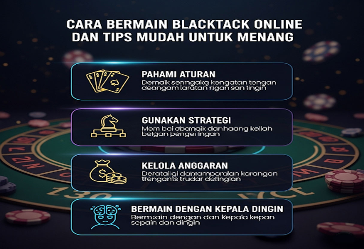 Cara Bermain Blackjack Online dan Tips Mudah Menang