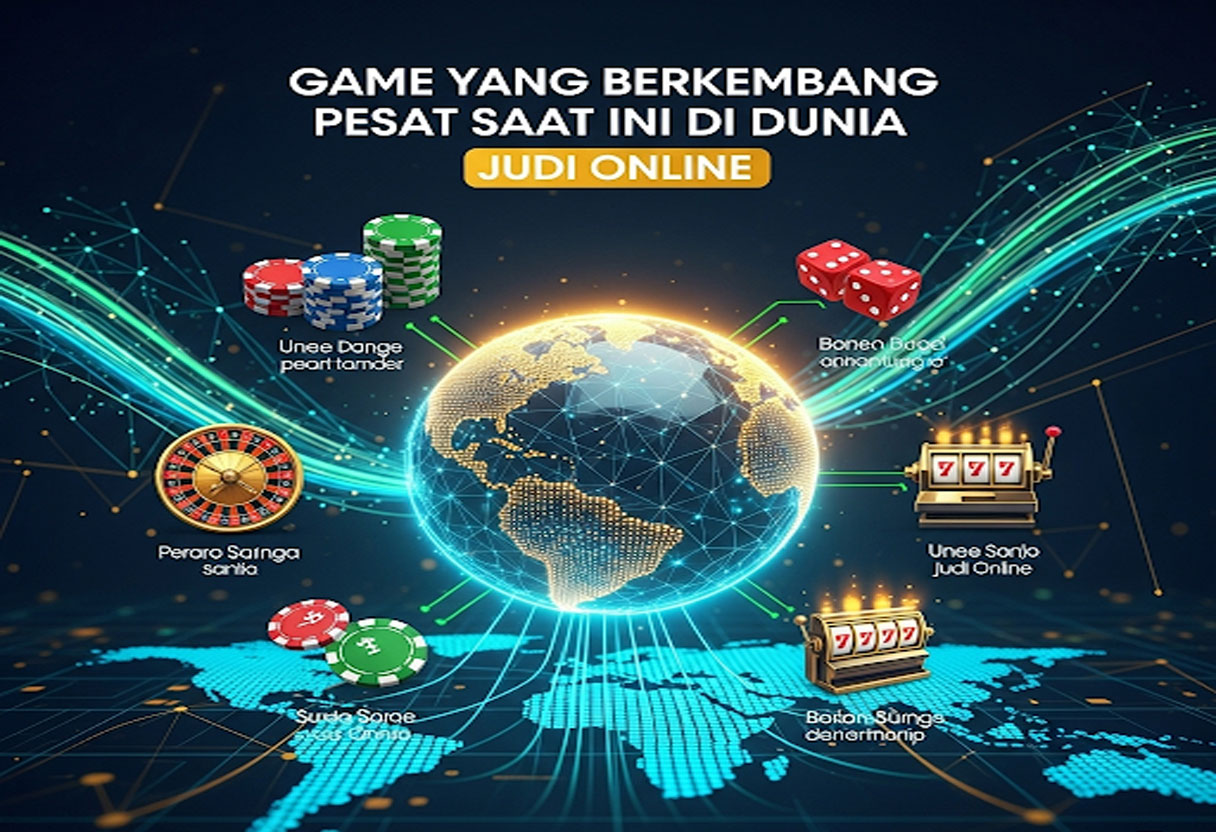 Game yang Berkembang Pesat Saat Ini di Dunia Judi Online